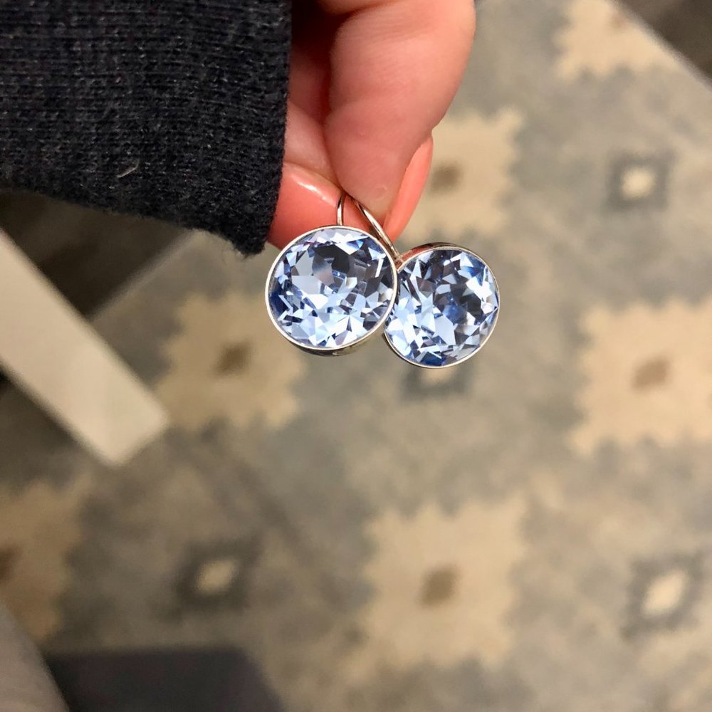 Swarovski Bella Round Earrings